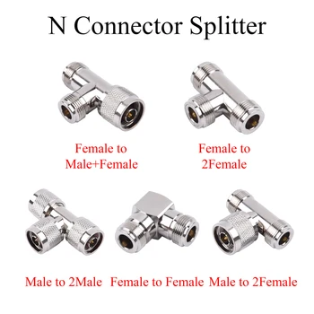 1 бр. ивица на радиочестотен коаксиален конектор от N мъже/жени до N адаптер за мъже/жени, предназначени за ретранслатор, усилватели, антени връзка