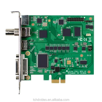 1-канална карта за видеозапис с вход SDI/DVI/CVBS 1080P60 Поддръжка на PCIE SDK H264 за заснемане на видео стрийминг в игрите