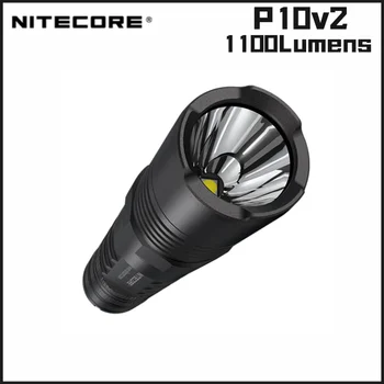 100% Оригинален NITECORE P10 V2 1100 LM Акумулаторна фенерче Използва CREE XP-L2 V6 LED Преносим тактически фенер За Лов