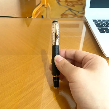 100% чисто нова луксозна класическа черна химикалка химикалка за подпис, офис ученически пишещи средства, канцеларски материали 96632