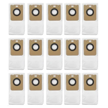 15 бр. Сменяеми Торбички за прах за Xiaomi Dreame Dreame Bot D10 Plus RLS3D Робот Прахосмукачка Торбички За Прах Чанта За Почистване