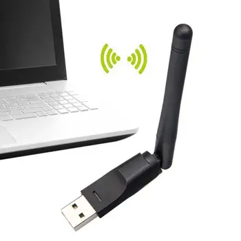 150 Mbit/с MT7601 Безжична Мрежова Карта Mini USB WiFi Адаптер, LAN и Wi-Fi Приемник Донгл Антена 802.11 b/g Wifi Адаптер За Windows