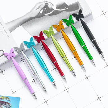 150 бр., творчески химикалки, пластмасови закрутка, боядисана с латекс, многоцветен пластмасова химикалка химикалка, ученически пособия