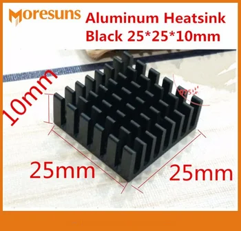 20 бр. Електронни алуминиев радиатор 25 * 25 * 10 мм Електронни компоненти радиатор висококачествено блок за охлаждане на чип