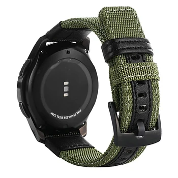 20 мм и каишка за Samsung Galaxy Watch Active 2 40/44 мм/3,41 мм гривна за умни часа Gear S2 Класически/Спортни Найлонови Кожени въжета