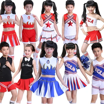2021 Songyuexia нови 10 стилове студентска форми за черлидинга, училищни бейзболна форма за момичета, спортна форма, на сцената 110-160 см