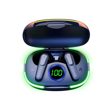 2023 НОВИ Безжични Слушалки Bluetooth 5,0 Със Сензорен екран. 9D стерео слушалки С Микрофон Спортни Слушалки Водоустойчиви Слушалки Led Дисплей