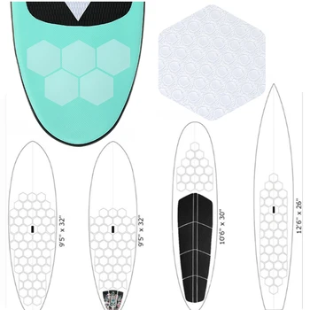 22 бр. накладки за дъски за сърф, прозрачни мобилни накладки за сърфиране, шестоъгълник накладки за сърф, мини на лигавицата на палубата