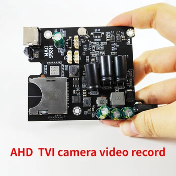 2CH Mini AHD DVR Печатна платка HD 1080P 2ch автомобилна гума Мобилен Видеорекордер Такса Цифров Видеорекордер поддържа SD карта с дистанционно управление