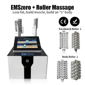 2в1 портативен професионален масажор за целулит с въртене на 360 градуса, 5D фибростъкло за ролкови апарат за отслабване за лимфен дренаж