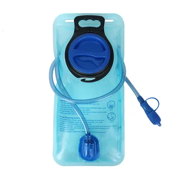 2Л фланец на резервоара за вода, преносима военен чанта за съхранение на вода, на пикочния мехур, без BPA, напречен, голям разкриваща чанта за вода