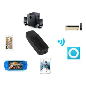 3.5 мм Конектор USB AUX Bluetooth Безжична Авто Аудиоприемник A2DP Музикален Приемник Адаптер За Мобилен Телефон Android/IOS MP3 PlayerTool