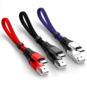 30 см-Къс кабел Type C Micro USB кабел за бързо зареждане на данни за мобилен телефон Huawei, Xiaomi Power Bank батерия за преносим USB кабел