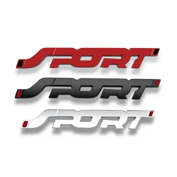 3D Метален Логото на Колата За Икона Ford SPORT Емблемата на Focus MK2 Fiesta, Mondeo MK5 MK4 Explorer 2017 Eco Edge Спортна Стикер Аксесоари