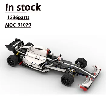 42096 класически състезания, съвместими с новия MOC-31079 Formula Racing, строителство тухла, модел 1236, автомобилни части, е детска играчка, подарък за рожден ден