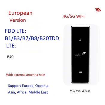 4G рутер Mifi поддържа 5G СИМ-картата, 4G, Wifi рутер 150 Mbit/s, устройство за мобилна точка за достъп Wi-Fi и със слот за сим карта