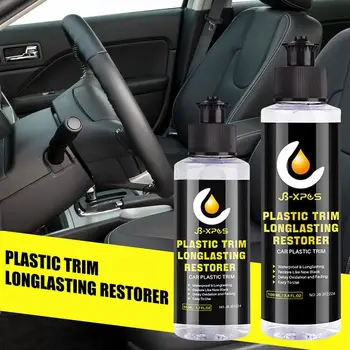 50/100 мл Препарат за почистване на вътрешността на Колата, Освежаващо Покритие на Пластмасови и Гумени Детайли, Средство За Възстановяване на Пластмаса, който е паркет Блясък