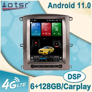 6 + 128 Г Android За Lexus LX470 2002-2007 Автомобилен Радиоприемник GPS Навигация на Видео Мултимедиен Плейър Стерео приемник Carplay Главното Устройство