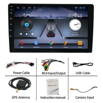 7/9/10 инча Авторадио Carplay GPS Сензорен ISO Конектор Android Авто GPS Вграден микрофон за Авторадио TS7