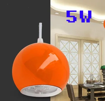AC90-260V 5 Watt led окачен тавана лампа Morden за хранене