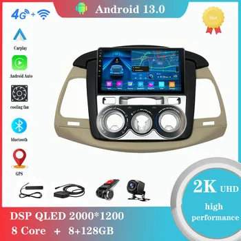 Android 12,0 за Toyota Innova 2008-2010 мултимедиен плейър авто радио GPS Carplay 4G WiFi DSP Bluetooth