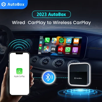 AutoBox Безжична Автомобилна интелигентна Система на Apple CarPlay Spotify Plug & Play WIFI 5.8 G Автоматично Свързване за Toyota, Mazda, Nissan, Kia