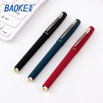 BAOKE Classic Design Гел химикалка 1.0 mm, многоцветен, работа на смени, офис химикалка за подпис, ученически пособия, японски канцеларски материали Kawaii