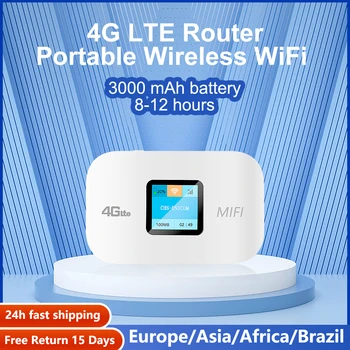 Benton Wifi Рутер Преносим Мини 3G4G Отключени Lte Mifi Джоб С вашата сим-карта за Неограничен Интернет За Къща Мобилни Точки за Достъп Wifi
