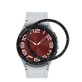 Bezel Пръстен За Samsung Galaxy Watch 6 Classic 47 мм на 43 мм, Калъф за PC Броня калъф Smartwatch Accessorie Watch 6 Bluetooth Classic 43