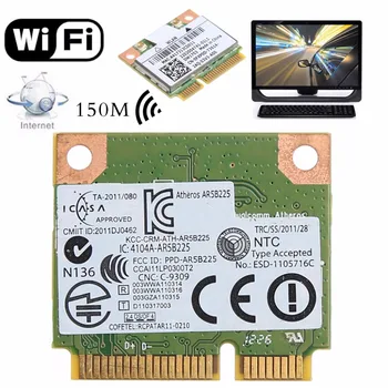 Bluetooth V4.0 Wifi Безжична Мини-карта PCI-Express за Atheros AR5B225 DELL DW1703 CN-0FXP0D