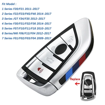 CN006092 4 Бутона Smart Remote Key Autoplay За BMW 1 2 3 4 5 6 7 Серия X1 X3 F Шаси CAS4 + МКЕ 315/433/868 Mhz Авто Ключ