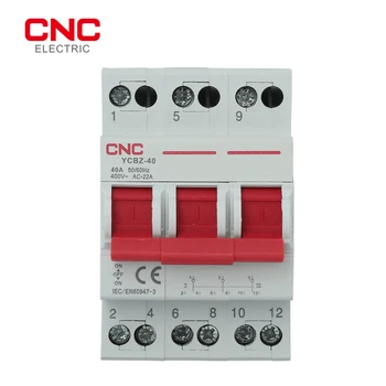 CNC 3P переключающий преминете разъединители Преминете 40A 50/60 Hz натоварване и прекъсване на веригата на Потребителската безопасност