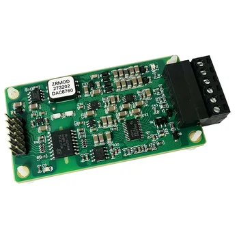 DAC8760 16-битов висока производителност модул за източник на ток/напрежение +-5 В/10/ 4-20 ma/0-24 мА