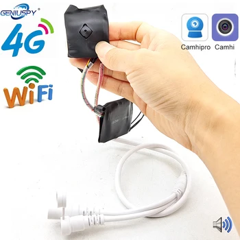 DC12V Camhi p2p 5MP imx335 2mp Starlight 4G СИМ-карта Wifi Mini 4G безжична камера със звук слот за TF карта Батерия по избор
