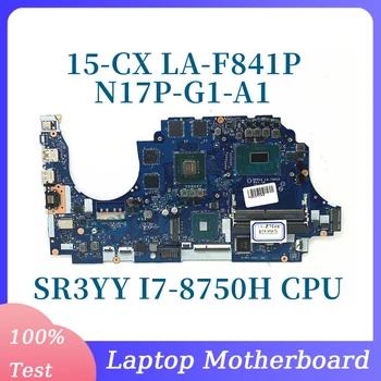 DPK54 LA-F841P С дънна платка SR3YY I7-8750H CPU За дънната платка на лаптоп HP 15-CX N17P-G1-A1 GTX1050TI 100% Тествана, работи добре