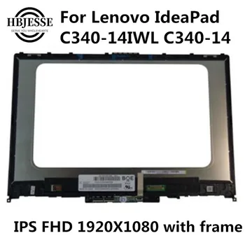 FHD LCD дисплей, Сензорен Екран на Таблета Събрание за Lenovo IdeaPad C340-14 C340-14IWL 81N4 81N4001BGE 81N4001MGE 81N40048FR 81N40049FR