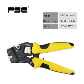 FSE ' VSC10 16-4A Клещи За Кримпване на Тел Клещи Ръчни Инструменти Многофункционални Клещи 0,08-16 mm 26-5AWG Мини Клещи