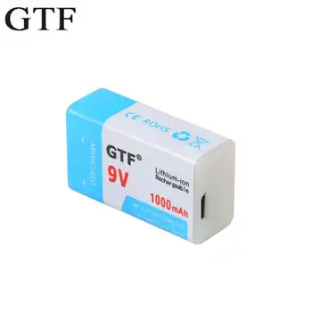 GTF USB Батерия 9V 1000mAh/500mAh Литиево-йонна Батерия, USB литиева батерия за Играчка на Дистанционното Управление на Директна доставка