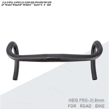 HB10 Pro-Новият модел от въглеродни влакна пътен под наем огъване наем Състезателна Дължина на волана 360 мм, прът 31,8 мм