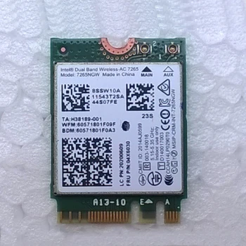 Intel 7265 2x2AC + BT PCIE M. 2 WiFi Карта за Lenovo В50-30 В50-30Т В50-70 Серия FRU 20200609