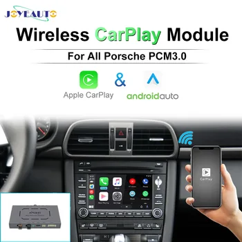JoyeAuto Безжичен Модул за Apple CarPlay за Porsche PCM3.0 Android Auto Mirror-link 911 Kit колата Mancan Panamera Cayenne