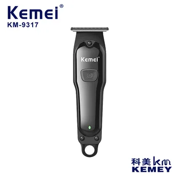 Kemei KM-9317 Корпус от неръждаема стомана, професионален эпилятор за лице, машинка за подстригване, електрическа машина за рязане на коса