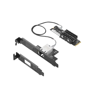 M. 2 Однопортовые мрежови карти 10 GB 10 Gigabit мрежов адаптер, B Key M Key 10G/2.5 G/1000M Lan rj-45 Мрежова Адаптер Карта AQC107 Чип