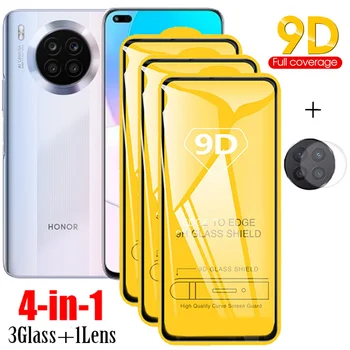 Mica Cristal За Честта 50 Lite X8 Стъкло + Фолио за обектива Honor50 Lite Закалено Стъкло Honor 10X X7 X9 5G Защитно фолио за екрана Honor-X-8 2022