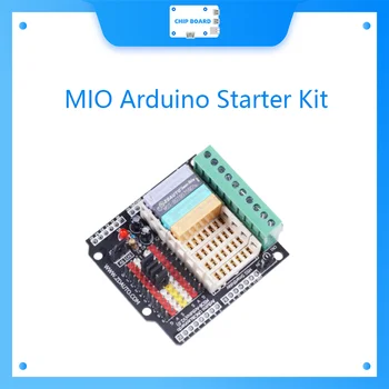 MIO Arduino Starter Kit с борда на разширяване, модули, входно-изходни M5S и PLC – съвместим с Arduino UNO / Leonardo
