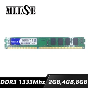 MLLSE Оперативна памет DDR3 2 GB 4 GB 8 GB 1333 1333 Mhz, PC3-10600U PC3-10600 Настолен Компютър PC Оперативна памет Memoria DIMM 2G 4G 8G
