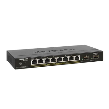 NETGEAR GS310TP 8-port gigabit Ethernet PoE + смарт суич с 2 специални порта SFP (55 W)