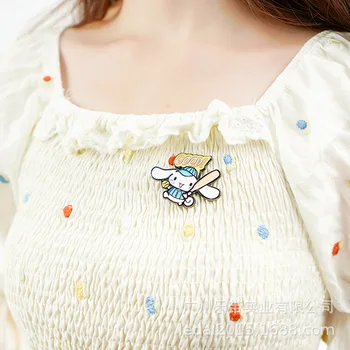 Sanrio Мультяшная Брошка Аниме Фигурки на Hello Kitty My Melody Kuromi Момиче В стил Харадзюку Модни Бижута, Бижута, Подаръци