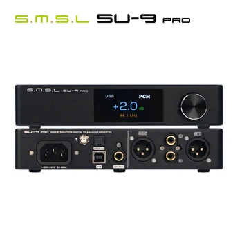 SMSL СУ-9 PRO ES9039MPRO Декодер MQA и MQA-CD Bluetooth 5.0 КПР XU316 768 khz/32 Bit DSD512 с Дистанционно управление