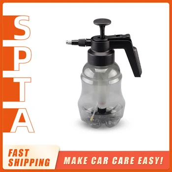 SPTA Бутилка-спрей за почистване на автомобили, бутилка за поливане, пневматичен спрей бутилка с ръчна помпа
